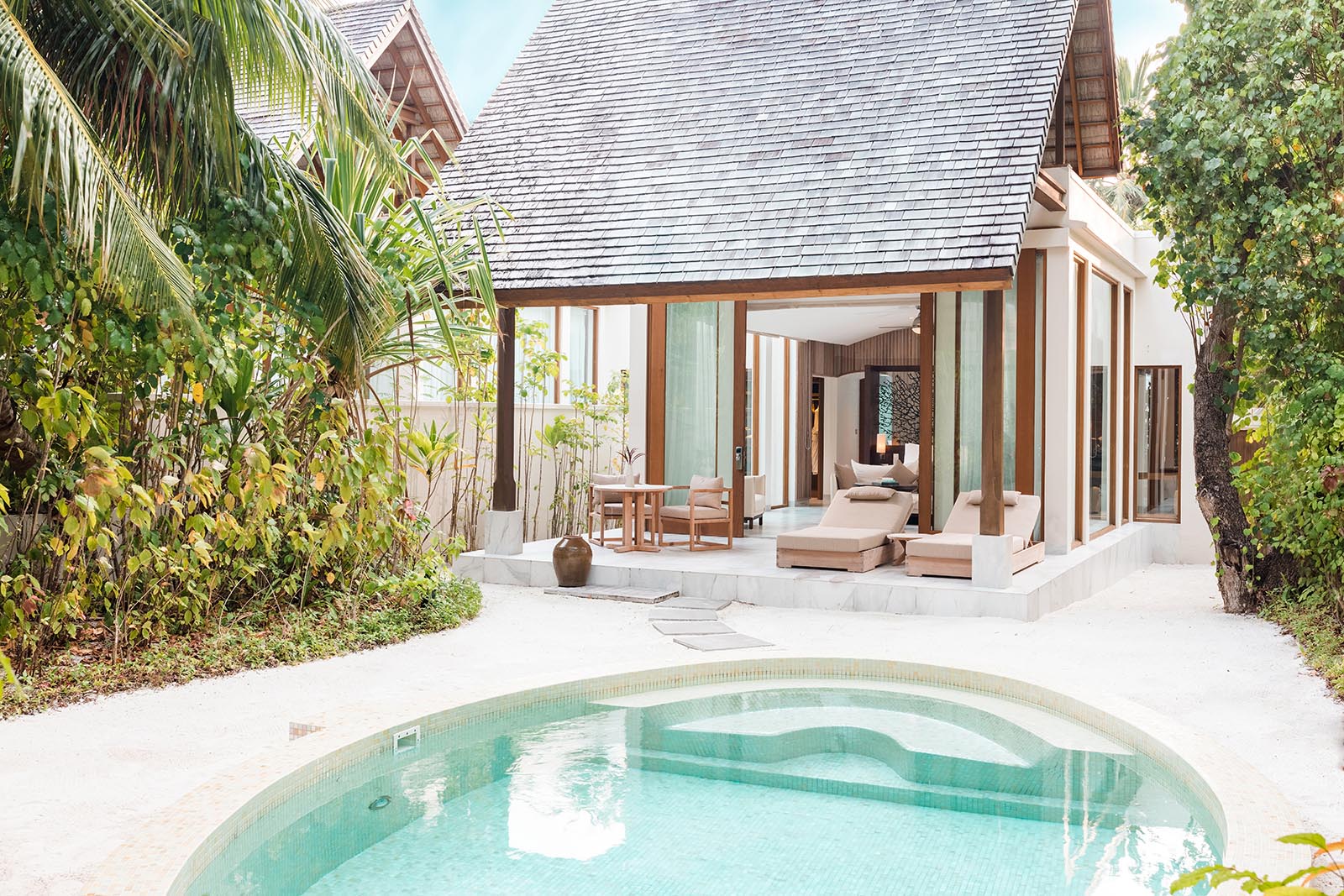 Two Bedroom Deluxe Beach Villa With Pool at Conrad Maldives Rangali Island - photo 1