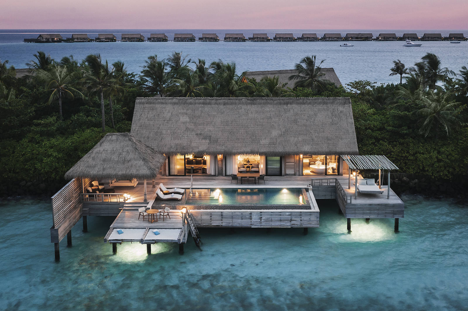 King Grand Reef Villa With Pool at Waldorf Astoria Maldives Ithaafushi - photo 1